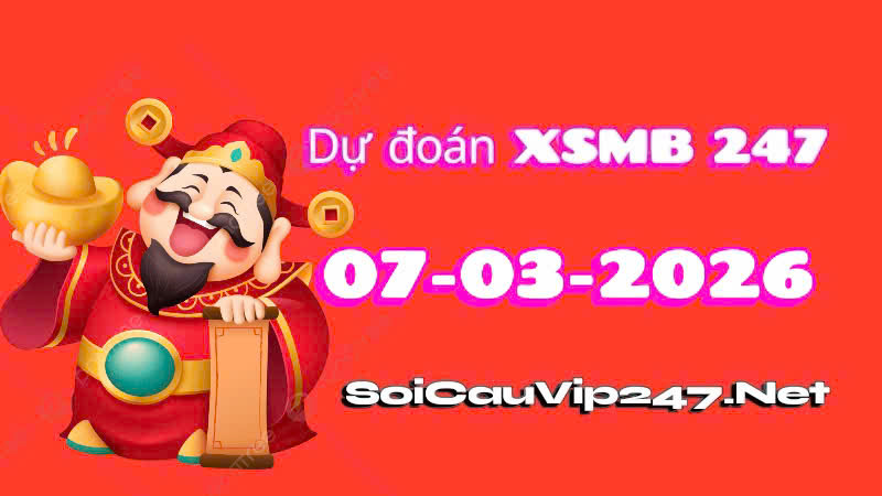 Dự đoạn xsmb ngày 07-03-2026