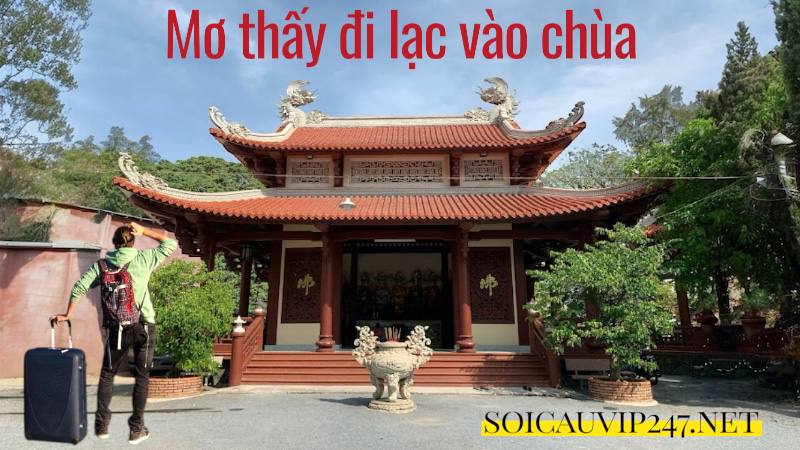 mơ thấy đi lạc vào chùa