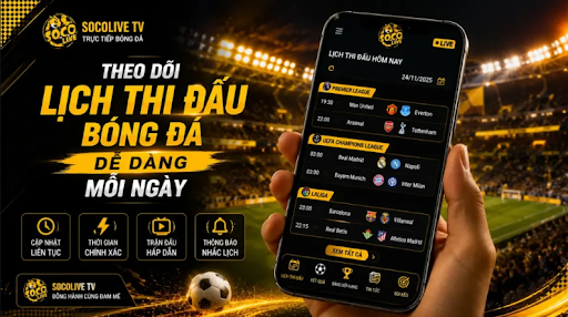 Socolive Trực Tiếp Bóng Đá