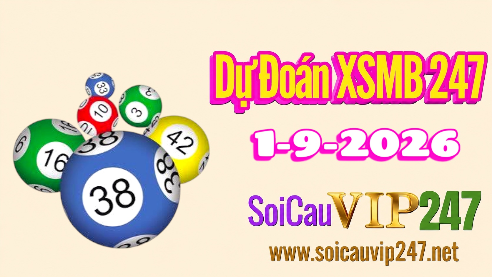 Dự đoán XSMB 247 ngày 01/09/2026