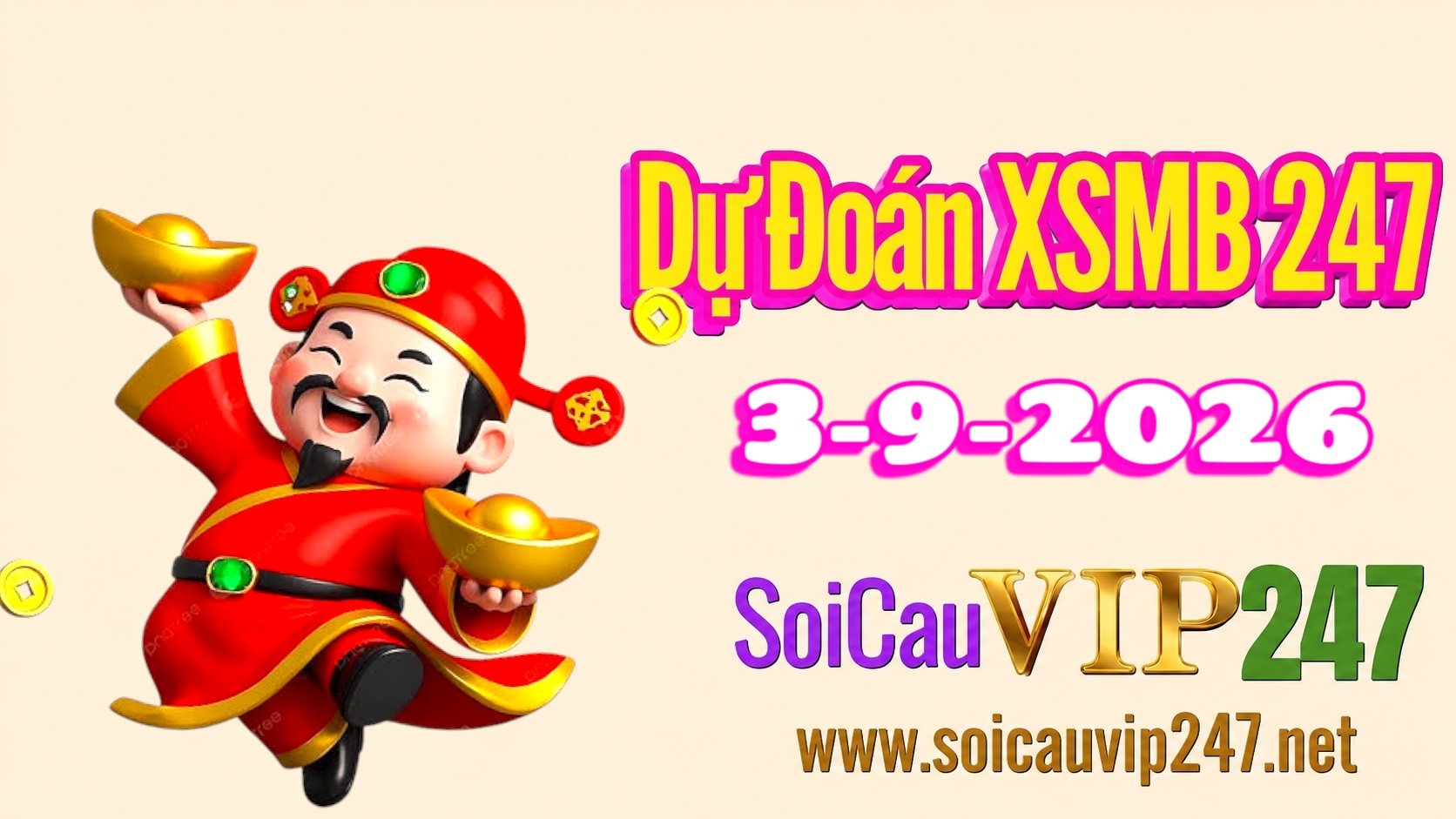 Dự đoán XSMB 247 ngày 03/09/2026