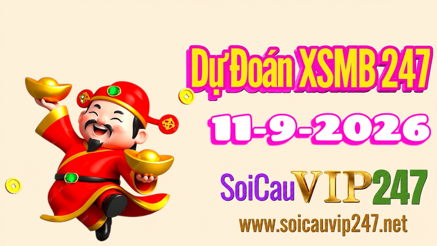 Dự đoán XSMB 247 ngày 11/09/2026