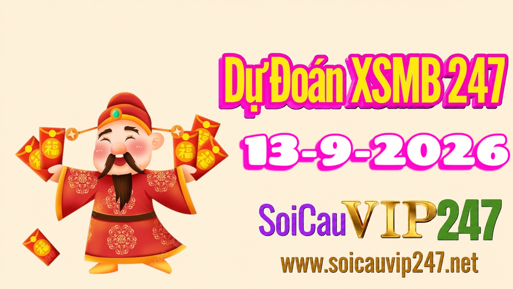Dự đoán XSMB 247 ngày 13/09/2026