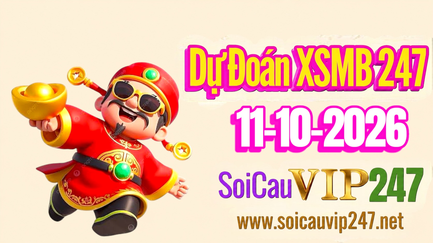 Dự đoán XSMB 247 ngày 11/10/2026